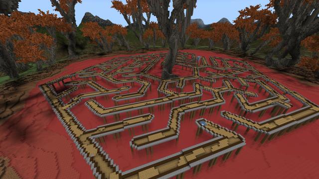 Screenshot of the Minecraft Bedrock Marketplace product The Lost Labyrinths II created by Razzleberries.