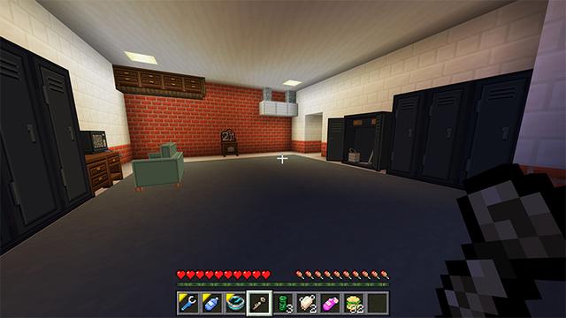 Screenshot of the Minecraft Bedrock Marketplace product The Restroom created by Razzleberries.