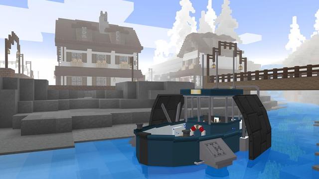 Screenshot of the Minecraft Bedrock Marketplace product The Village in the Clouds created by Razzleberries.