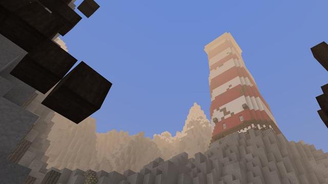 Screenshot of the Minecraft Bedrock Marketplace product The Village in the Clouds created by Razzleberries.