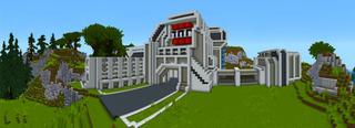 Panorama of the Minecraft Bedrock Marketplace product TNT Expansion created by Razzleberries.
