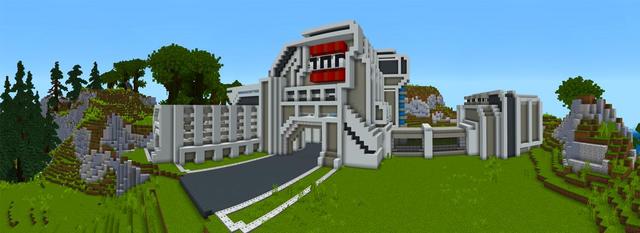 Panorama of the Minecraft Bedrock Marketplace product TNT Expansion created by Razzleberries.