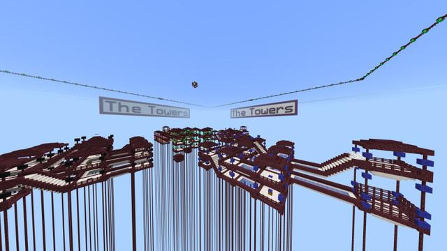 Screenshot of the Minecraft Bedrock Marketplace product Towers Reloaded created by Razzleberries.