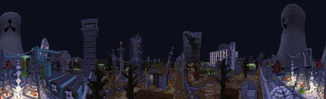 Panorama of the Minecraft Bedrock Marketplace product Toxicity created by Razzleberries.
