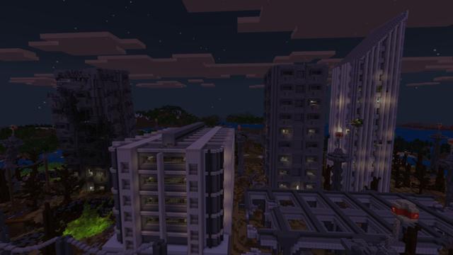 Screenshot of the Minecraft Bedrock Marketplace product Toxicity created by Razzleberries.