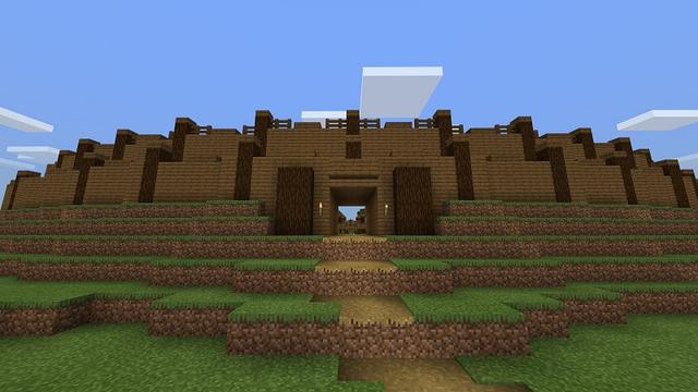 Screenshot of the Minecraft Bedrock Marketplace product Trelleborg Viking Settlement created by Razzleberries.