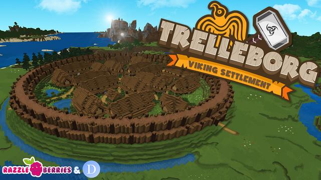 Thumbnail of the Minecraft Bedrock Marketplace product Trelleborg Viking Settlement created by Razzleberries.