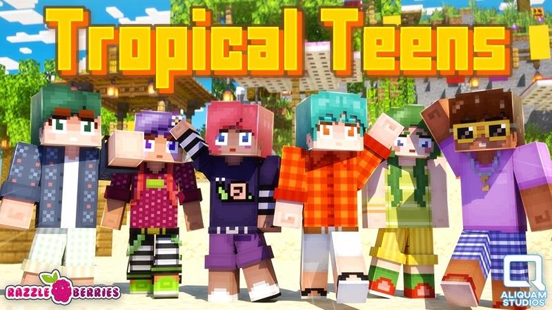 Tropical Teens by Razzleberries | CHUNK - Minecraft Bedrock Marketplace ...