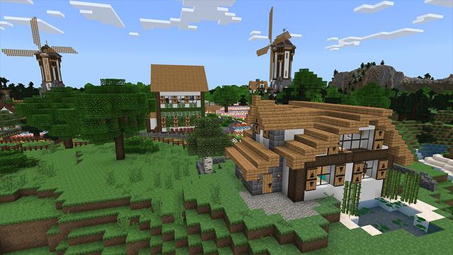 Screenshot of the Minecraft Bedrock Marketplace product Tulipvale created by Razzleberries.