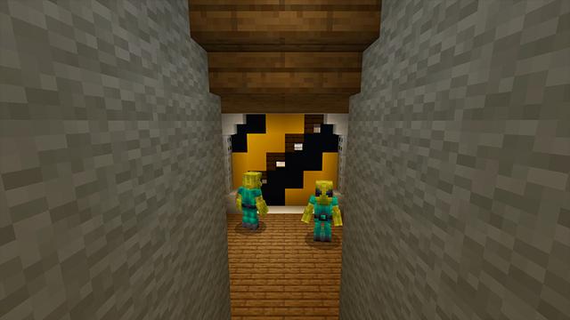 Screenshot of the Minecraft Bedrock Marketplace product UFOs created by Razzleberries.