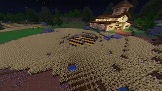 Screenshot of the Minecraft Bedrock Marketplace product UFOs created by Razzleberries.