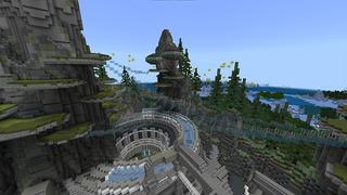 Screenshot of the Minecraft Bedrock Marketplace product Ultimate Hacker Base created by Razzleberries.