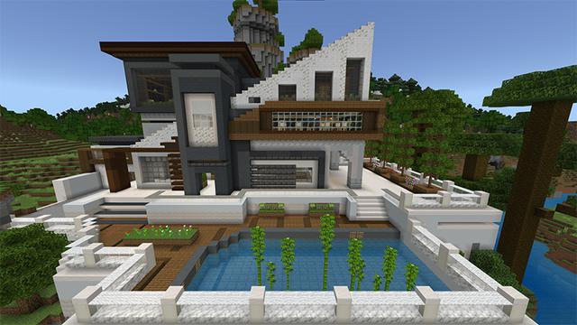 Screenshot of the Minecraft Bedrock Marketplace product Ultimate Millionaire Mansion created by Razzleberries.