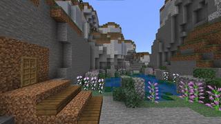 Screenshot of the Minecraft Bedrock Marketplace product Ultimate Mountainside Base created by Razzleberries.