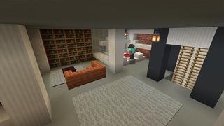 Screenshot of the Minecraft Bedrock Marketplace product Ultimate Secret Base created by Razzleberries.