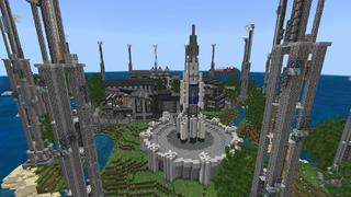 Screenshot of the Minecraft Bedrock Marketplace product Ultimate Space Base created by Razzleberries.