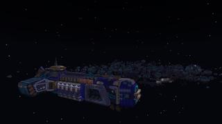 Screenshot of the Minecraft Bedrock Marketplace product Ultimate Space Base created by Razzleberries.