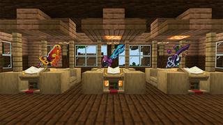 Screenshot of the Minecraft Bedrock Marketplace product Ultimate Weapons created by Razzleberries.