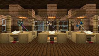 Screenshot of the Minecraft Bedrock Marketplace product Ultimate Weapons created by Razzleberries.