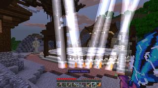 Screenshot of the Minecraft Bedrock Marketplace product Ultimate Weapons created by Razzleberries.