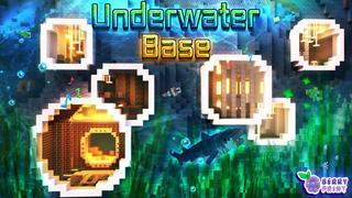 Thumbnail of the Minecraft Bedrock Marketplace product Base sous-marine created by Razzleberries.