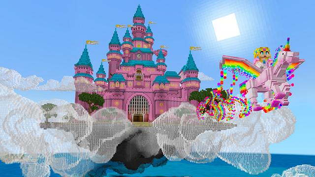 Screenshot of the Minecraft Bedrock Marketplace product Unicorns created by Razzleberries.