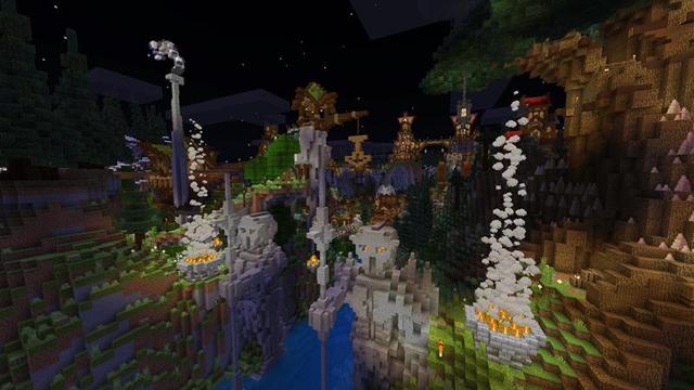 Screenshot of the Minecraft Bedrock Marketplace product Valkyrie Valley created by Razzleberries.