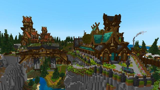 Screenshot of the Minecraft Bedrock Marketplace product Valkyrie Valley created by Razzleberries.