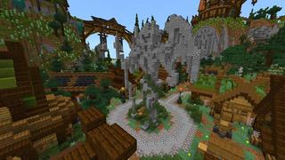 Screenshot of the Minecraft Bedrock Marketplace product Valkyrie Valley created by Razzleberries.