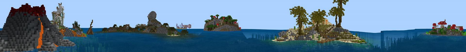 Panorama of the Minecraft Bedrock Marketplace product Waterblock created by Razzleberries.
