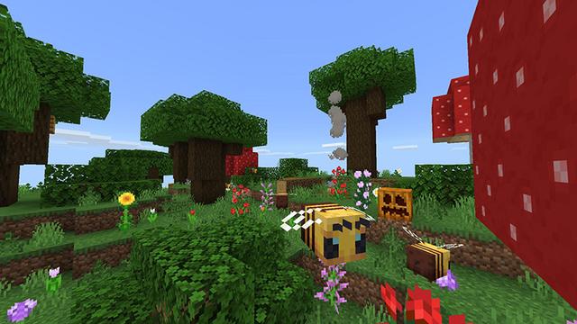 Screenshot of the Minecraft Bedrock Marketplace product Waterblock created by Razzleberries.