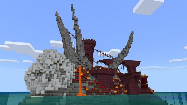Screenshot of the Minecraft Bedrock Marketplace product Waterblock created by Razzleberries.