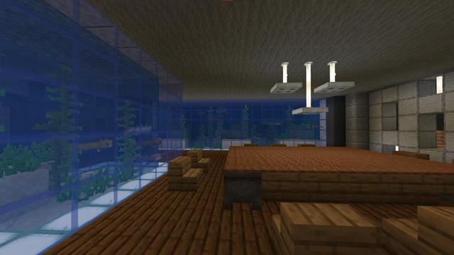 Screenshot of the Minecraft Bedrock Marketplace product Waterfall Millionaire Mansion created by Razzleberries.