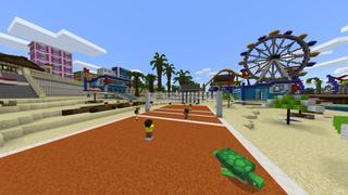 Screenshot of the Minecraft Bedrock Marketplace product Welcome to the Beach created by Razzleberries.