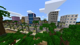 Screenshot of the Minecraft Bedrock Marketplace product Welcome to the Beach created by Razzleberries.