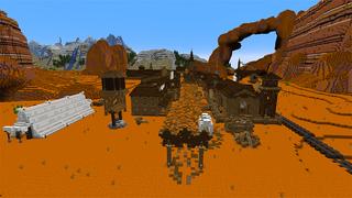 Screenshot of the Minecraft Bedrock Marketplace product Western Lands created by Razzleberries.