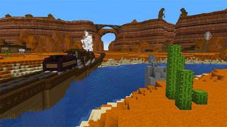 Screenshot of the Minecraft Bedrock Marketplace product Western Lands created by Razzleberries.