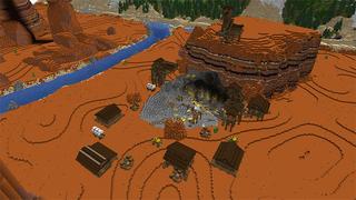 Screenshot of the Minecraft Bedrock Marketplace product Western Lands created by Razzleberries.