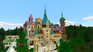 Screenshot of the Minecraft Bedrock Marketplace product Whimsy Citadel created by Razzleberries.