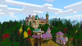 Screenshot of the Minecraft Bedrock Marketplace product Whimsy Citadel created by Razzleberries.