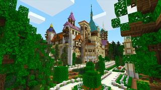 Screenshot of the Minecraft Bedrock Marketplace product Whimsy Citadel created by Razzleberries.