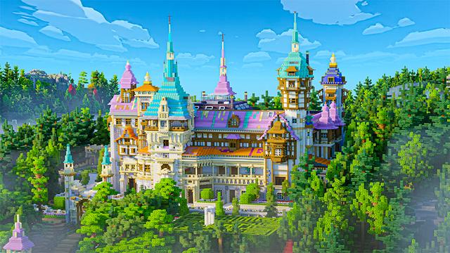 Thumbnail of the Minecraft Bedrock Marketplace product Whimsy Citadel created by Razzleberries.