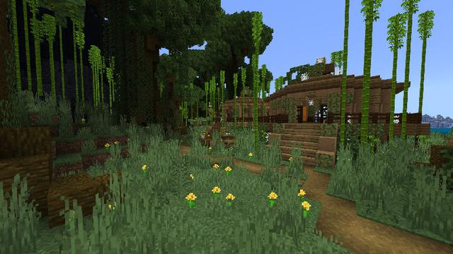 Screenshot of the Minecraft Bedrock Marketplace product Whispering Sands created by Razzleberries.
