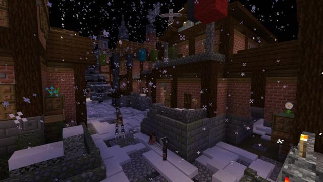 Screenshot of the Minecraft Bedrock Marketplace product Winter Rest created by Razzleberries.