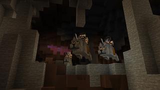 Screenshot of the Minecraft Bedrock Marketplace product Wolf Craft created by Razzleberries.