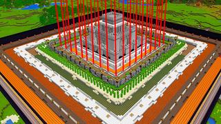 Screenshot of the Minecraft Bedrock Marketplace product World's Safest House created by Razzleberries.