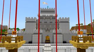 Screenshot of the Minecraft Bedrock Marketplace product World's Safest House created by Razzleberries.