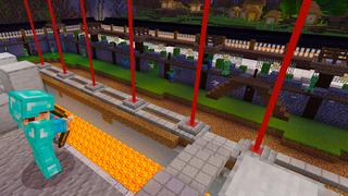 Screenshot of the Minecraft Bedrock Marketplace product World's Safest House created by Razzleberries.