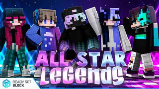 Thumbnail of the Minecraft Bedrock Marketplace product All-Star Legends created by Ready, Set, Block!.