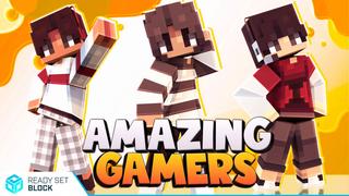 Thumbnail of the Minecraft Bedrock Marketplace product Amazing Gamers created by Ready, Set, Block!.